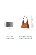 Duomo Small Hobo Bag in Nappa Leather