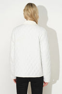 Rory Cropped Quilted Jacket with Corduroy Collar