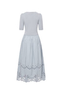 Vestito Amy in tessuto misto Tencel-seta e popeline