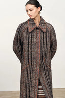 Oakley Check Coat in Merino Wool Tweed