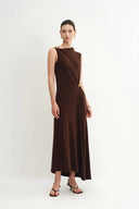Kiki Knotted Draped Dress