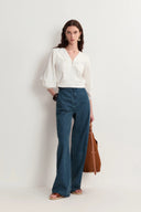 Sunny Weite Jeans aus Baumwoll-Denim