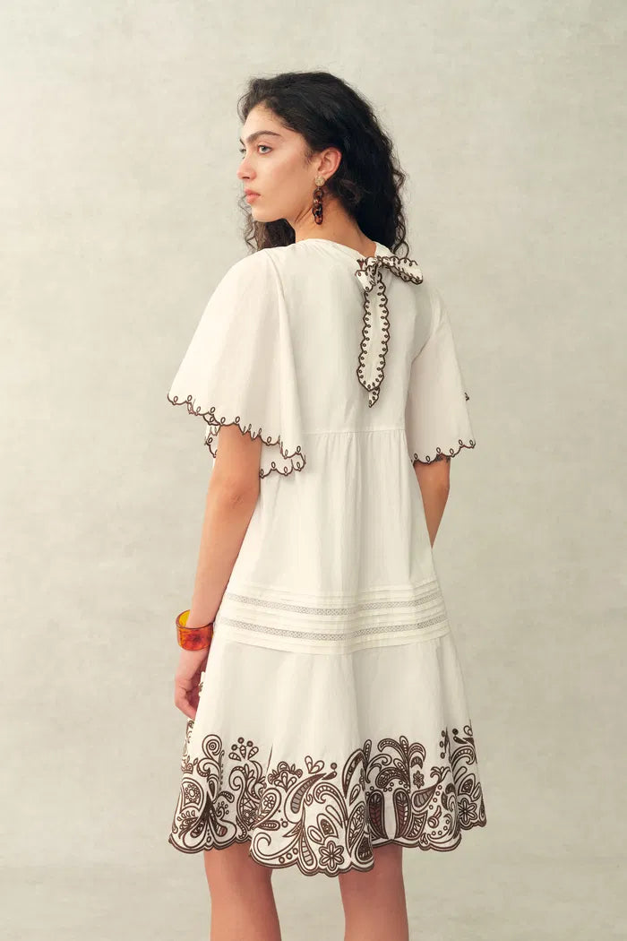 paisley cotton dress Provencal Paisley Print Cotton Poplin Dress