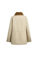 Clara Drawstring Waist Field Jacket in 100% Cotton