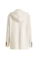 Daseasa Detachable Hoodie Blazer Jacket in Cotton Knit