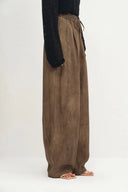 Hermione Lounge Pants in Sand-Washed Viscose