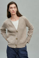 Sofia Double Pocket Cardigan in Merino-Cashmere Knit