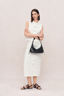 Bolso hobo de hombro Navigli en cuero napa de becerro