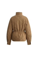 Lauren Adjustable Waist Quilted Jacket in High-Density Nylon