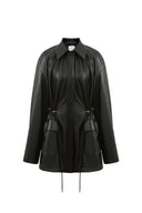 Field Oversized Shirt in Vegan Leather