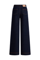 Calista Boho Inspired Embroidered Jeans in Stretchy Denim