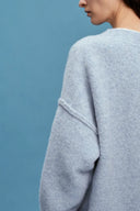 Hiroko Oversized Gebreide Cardigan in Wol Bouclé