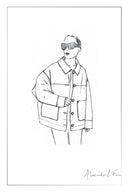 Rowan Two Tone Reversible Jacket in  Double Face Merino Wool