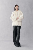 Alex Patchwork Fur Coat in Toscana Sheepskin and Australian Lamb Fur