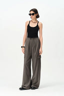 Eva Drawstring Pants in Fine Wool Blend