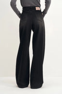 Paz Baggy Washed Jeans in Cotton Denim
