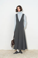 Thea V Neckline Sleeveless Dress