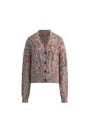 Cardigan Hygge a trecce irregolari in lana merino
