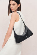 Bolso hobo de hombro Navigli en cuero napa de becerro