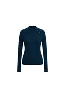 Abigail Asymmetric Button Top in 100% Wool