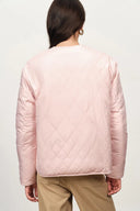 Rosalind Collarless Quilted Jacket in High-Density Down-Proof