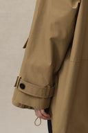 Gabardina corta Cassian en mezcla de algodón