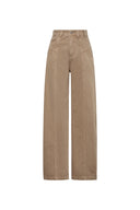 Jeans Liberty Barrel Leg lavados en denim de algodón