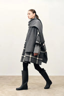 Capa reversible a cuadros Valmore