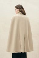 Herion Double Faced Cape Coat in 100% Wool