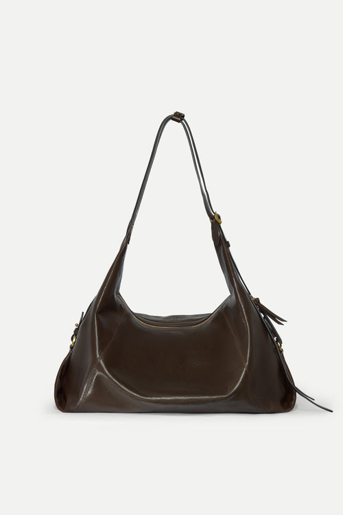 Aura Hobo Bag in Vegetable-Tanned Cowhide