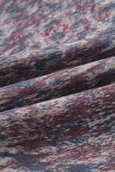 Skyler Leopard Print Straight-Leg Jeans in Cotton Denim