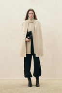 Herion Double Faced Cape Coat in 100% Wool