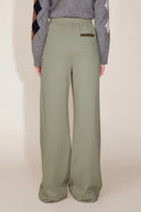 Pantalones deportivos con cintura elástica y ribete en contraste Jane en algodón