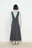 Thea V Neckline Sleeveless Dress
