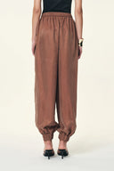 Alice Airy Elasticated Waist Balloon Pants in Cupro Tencel Blend