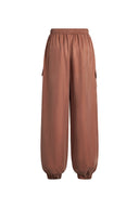 Alice Airy Elasticated Waist Balloon Pants in Cupro Tencel Blend