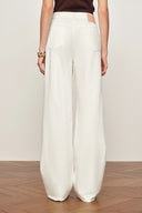 Alma Barrel Straight Leg Jeans in Lightweight Lyocell Blend Denim