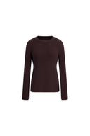 Anya Side Slit Top in Cotton Knit