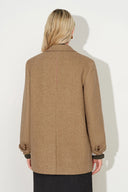 Blazer Artemis effetto lana a strati rimovibile in misto lana
