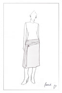 Ashley Plaid Wrap Skirt in Flannel