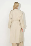 Audrey Deconstructed Double Breasted Belted Trench Coat