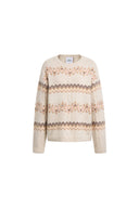 Maglione Audrey con motivo Fair Isle in misto lana