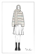 Maglione Audrey con motivo Fair Isle in misto lana