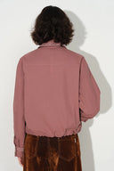 Blouson bomber court Aurora brodé en 100 % coton