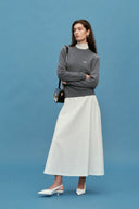 Nova Sweater in Merino-Cashmere Cable Knit