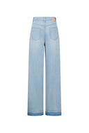 Echo Wide Leg Jeans in Tencel Acetate Denim