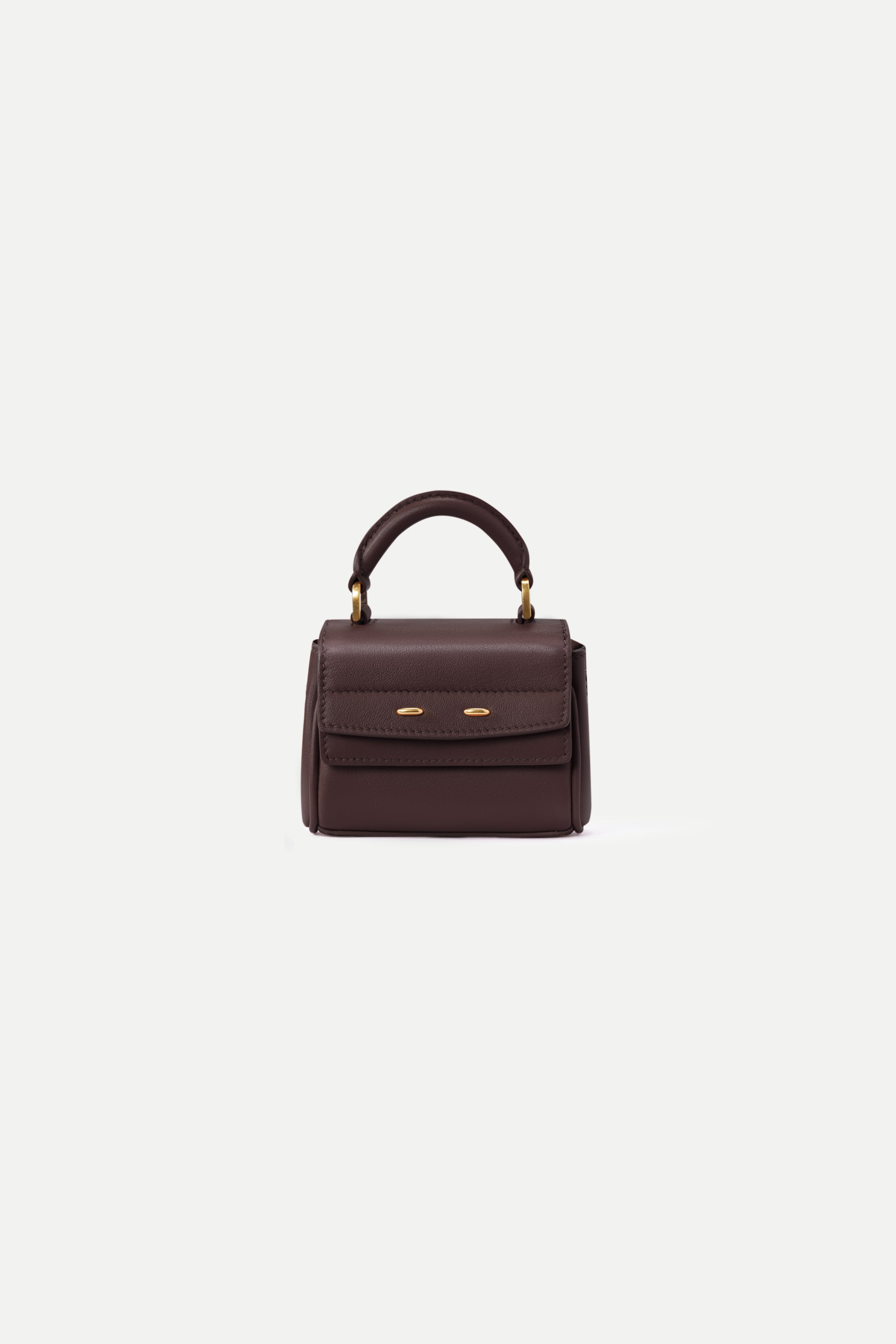 Rialto Mini Charm Bag in Top-grain Nappa Cowhide Leather