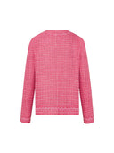 Pissaro Barbie Pink Jacket in Tweed