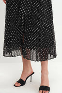 Ellie Kleid mit Polka Dots aus Chiffon