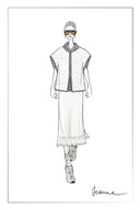 Chaleco de forro polar Sherpa de piel sintética Morita en alpaca-merino teddy